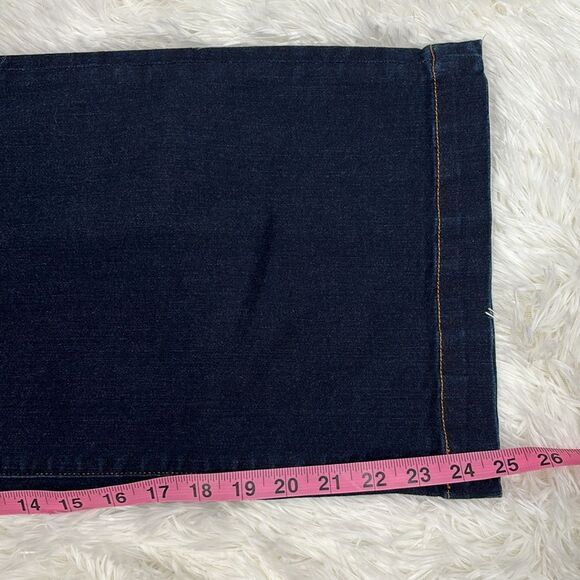 Guideboat Denim Co. Dark Wash Denim Wide Leg Jeans Size 8 - Picture 9 of 11